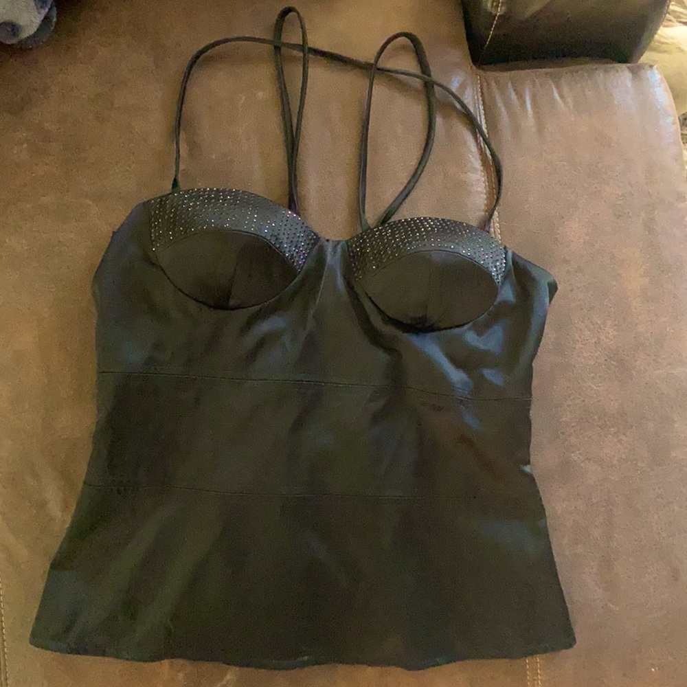 Satin bustiers top